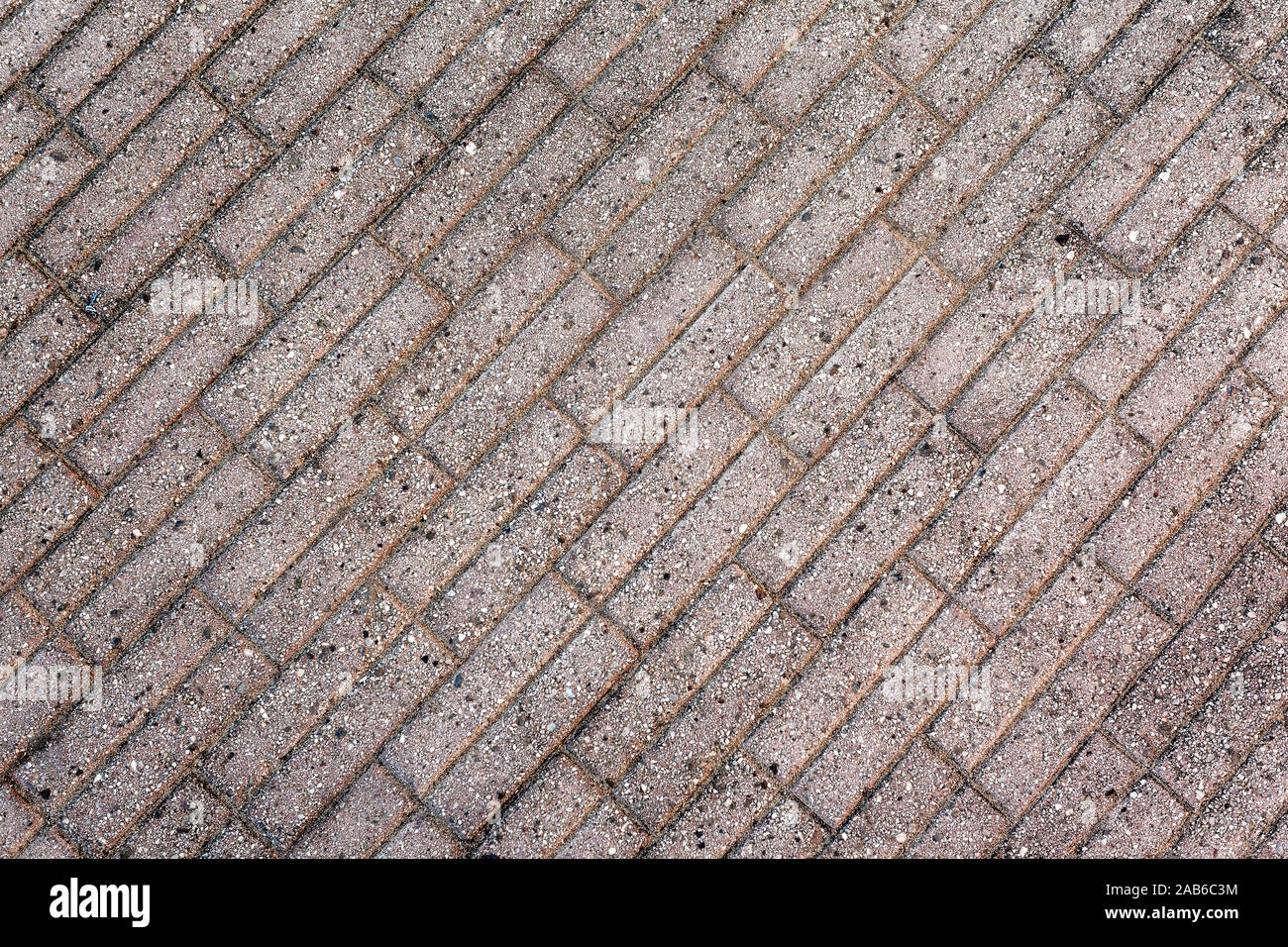 Brick paving background made from interblocking concrete bricks Stock Photo