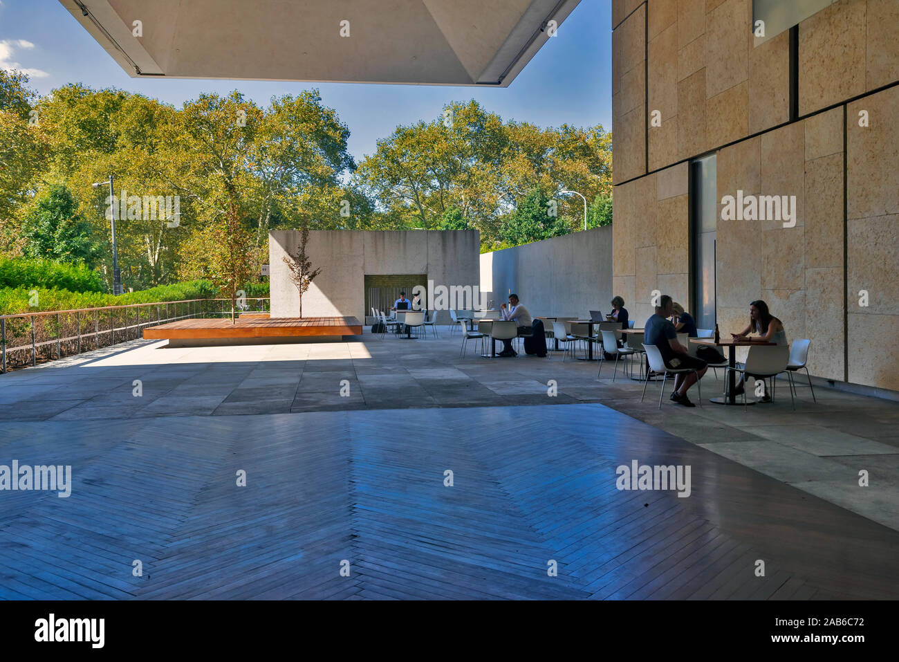 Canvas coffee bar, The Barnes Foundation , Philadelphia, USA