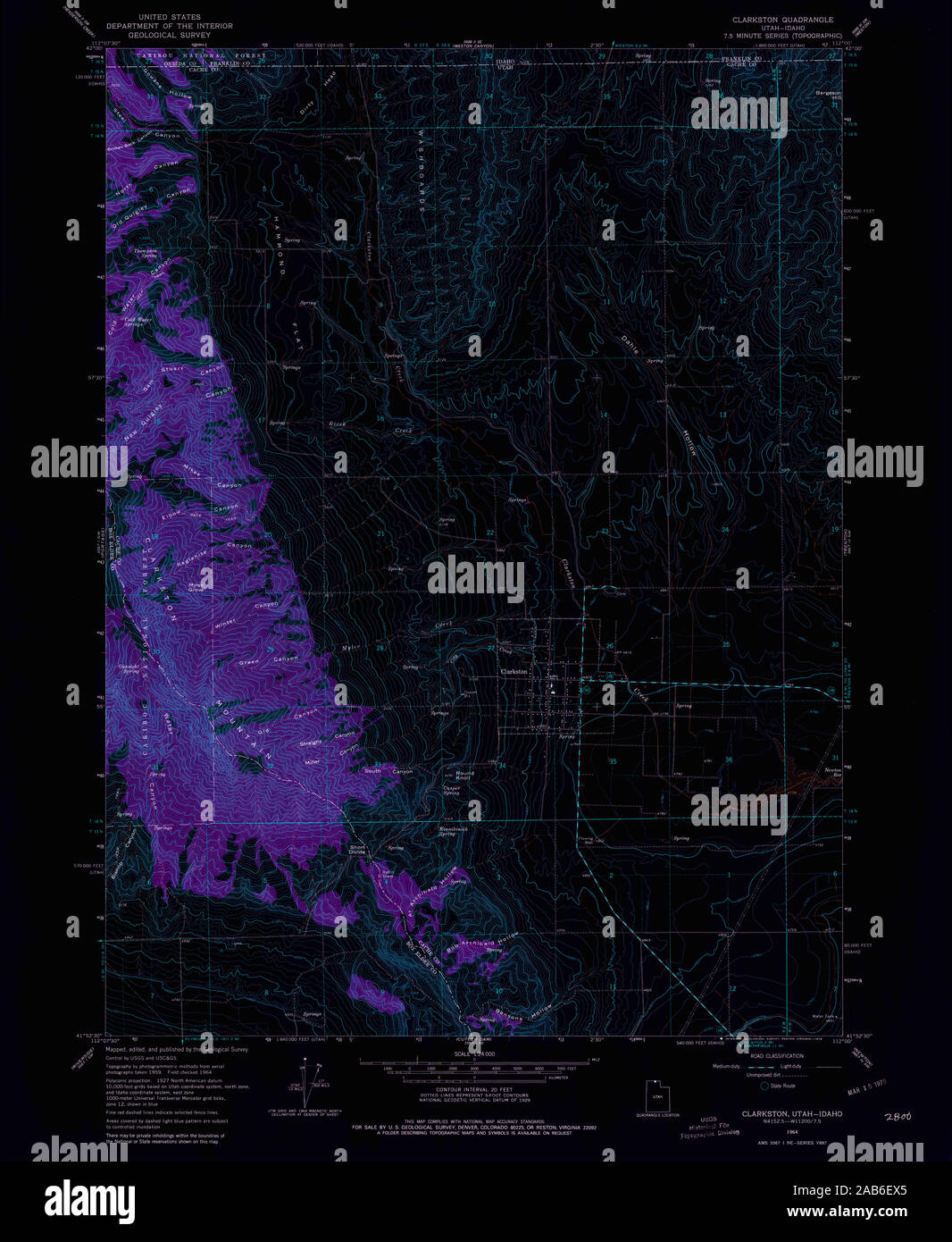 Map of clarkston hires stock photography and images Alamy