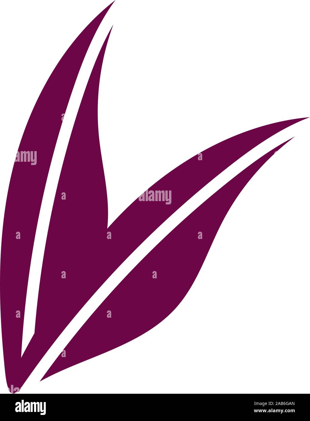 ecology leaf plant isolated icon Stock Vector Image & Art - Alamy