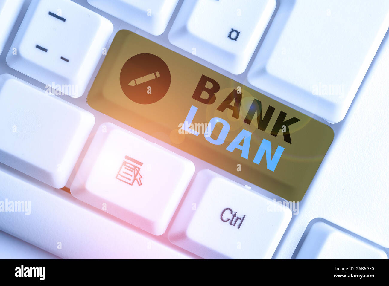 Conceptual Hand Writing Showing Bank Loan Concept Meaning An