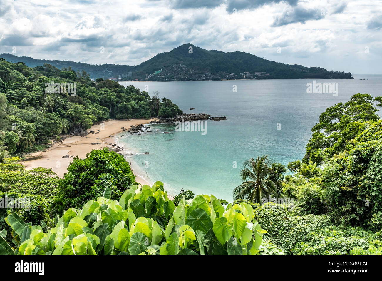 Beautiful sceneries of Phuket, Thailand. Phuket is one of the southern provinces of Thailand It consists of the island of Phuket, the country’s larges Stock Photo