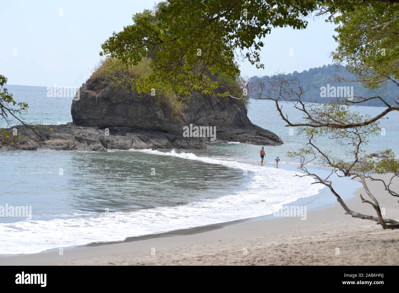 Beach at Manuel Antonio Park, Costa Roca Stock Photo