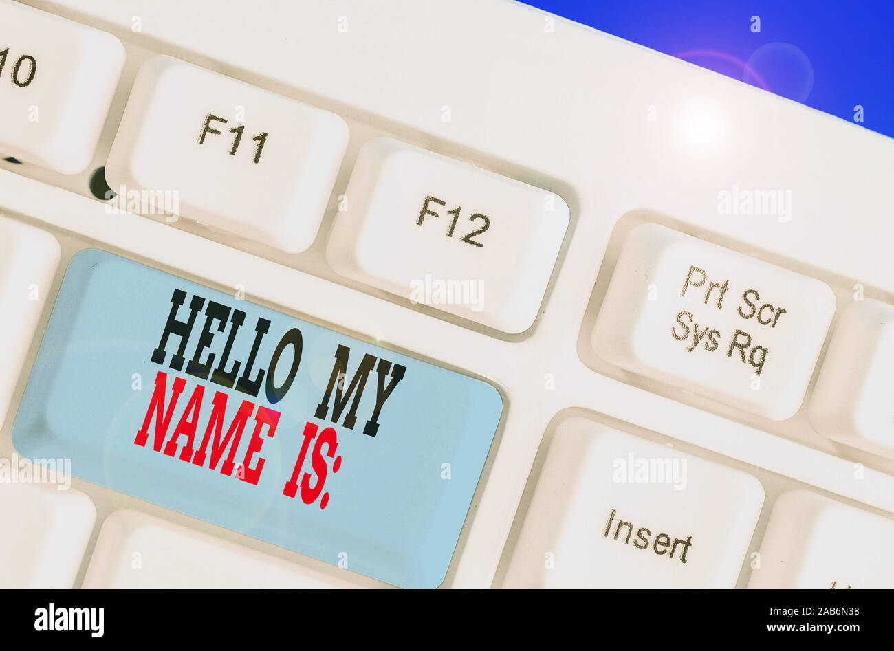 Introducing oneself hi-res stock photography and images - Alamy