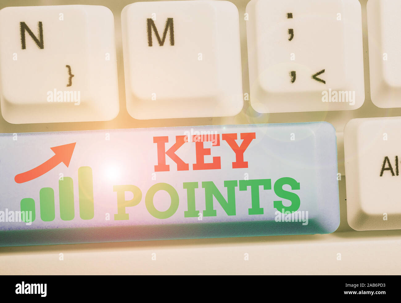 Handwriting text Key Points. Conceptual photo most important piece of ...