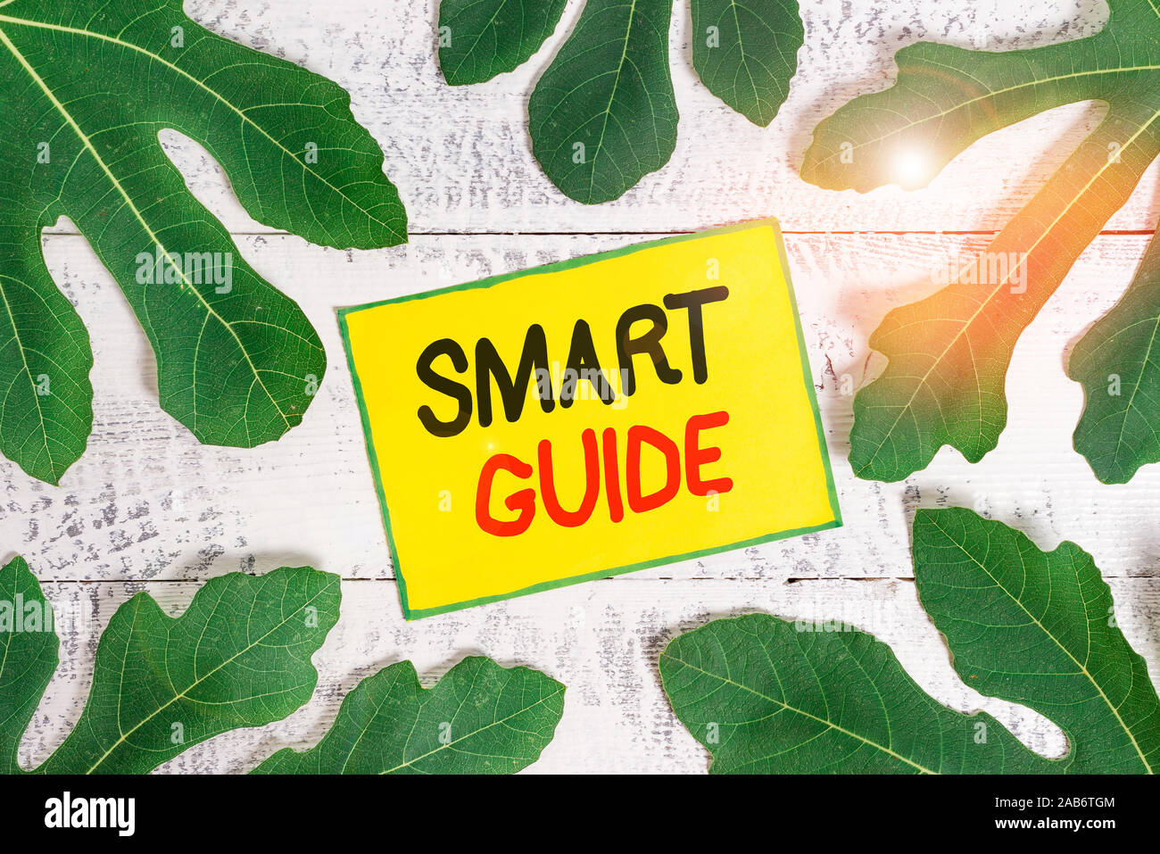 Handwriting text writing Smart Guide. Conceptual photo used to guide ...