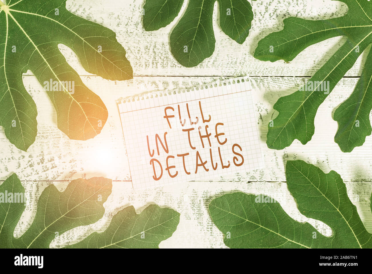 Word writing text Fill In The Details. Business photo showcasing Add ...