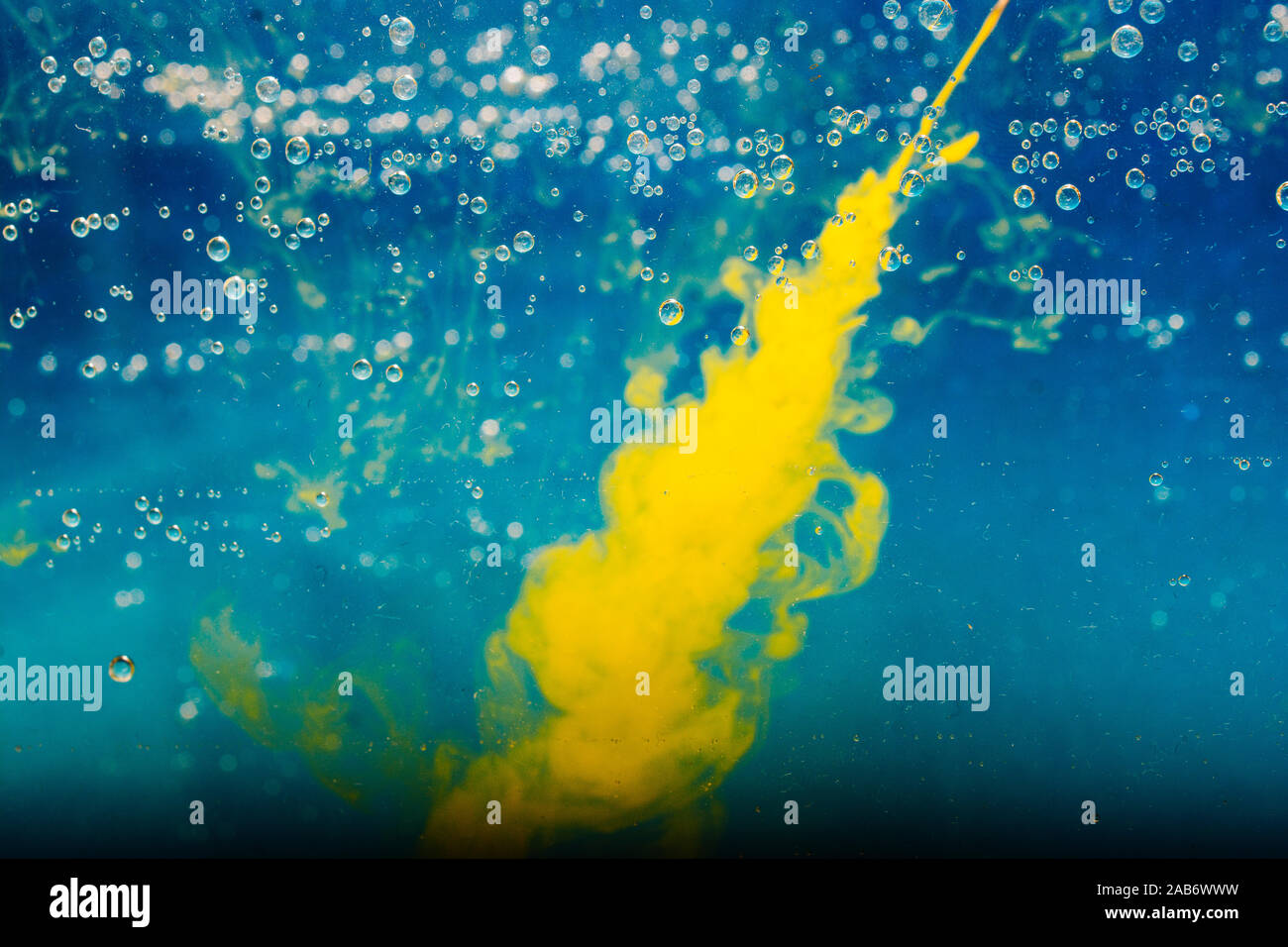 Abstract background from dense paint dissolve in water Stock Photo Alamy