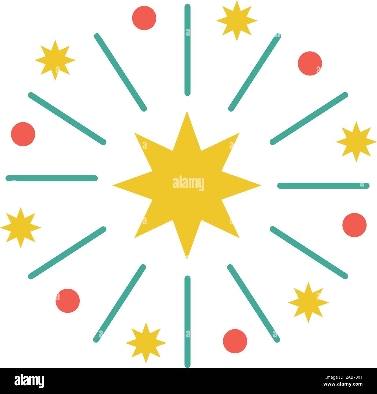 Medium fireworks Stock Vector Images - Alamy