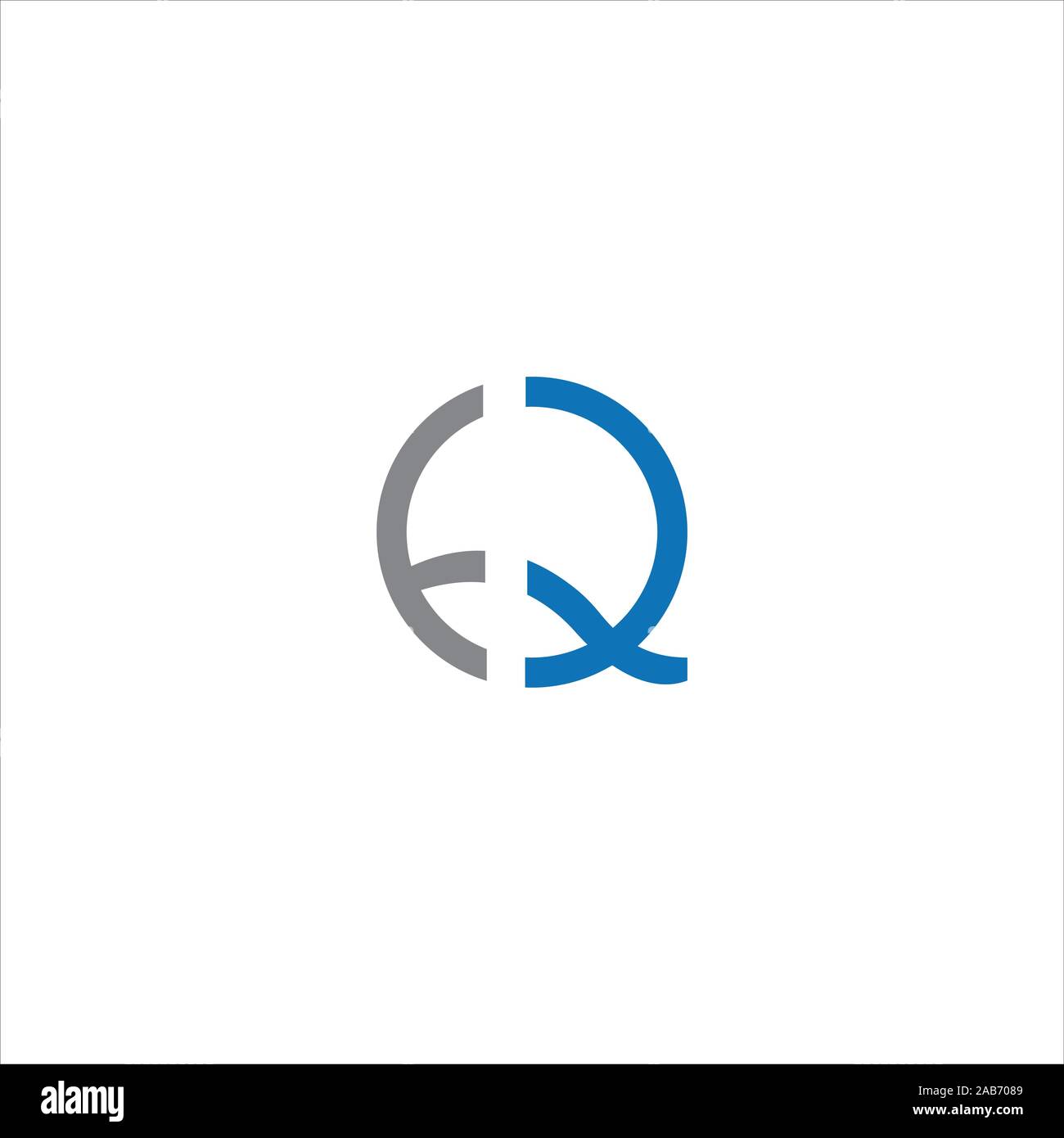 initial letter eq or qe logo vector logo design Stock Vector Image ...