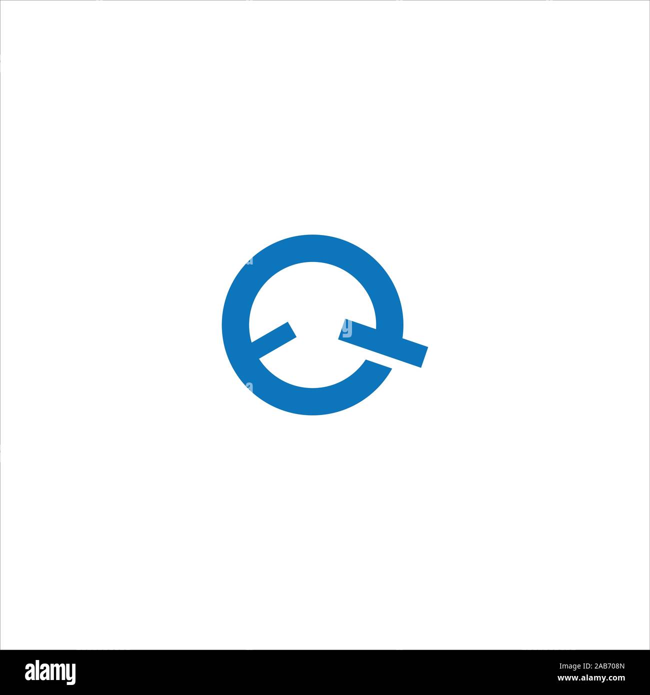 initial letter eq or qe logo vector logo design Stock Vector Image ...