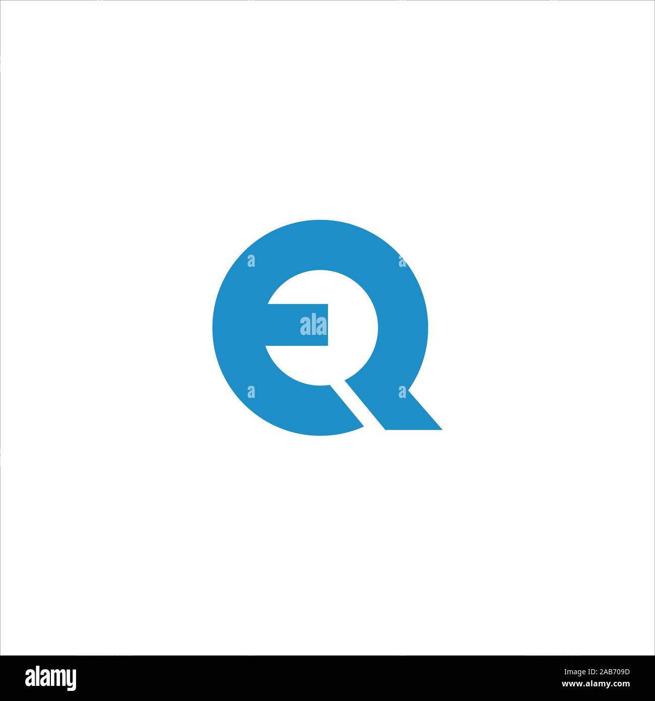 initial letter eq or qe logo vector logo design Stock Vector Image ...