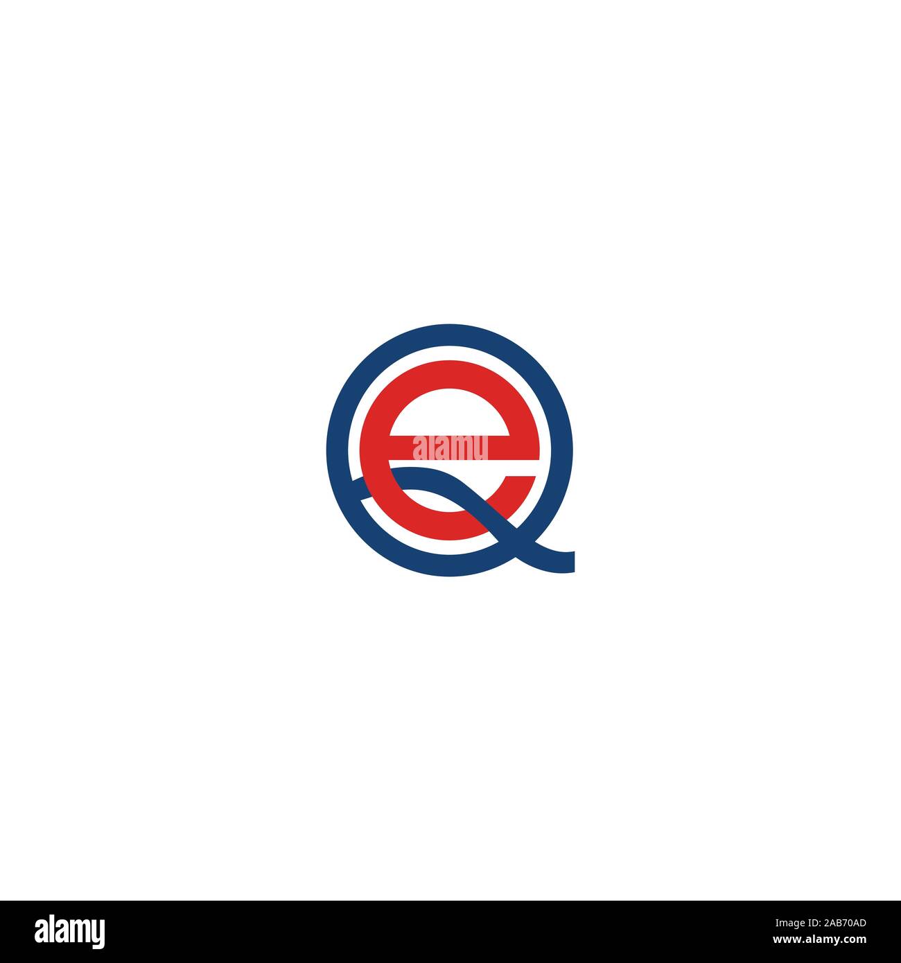 initial letter eq or qe logo vector logo design Stock Vector Image ...