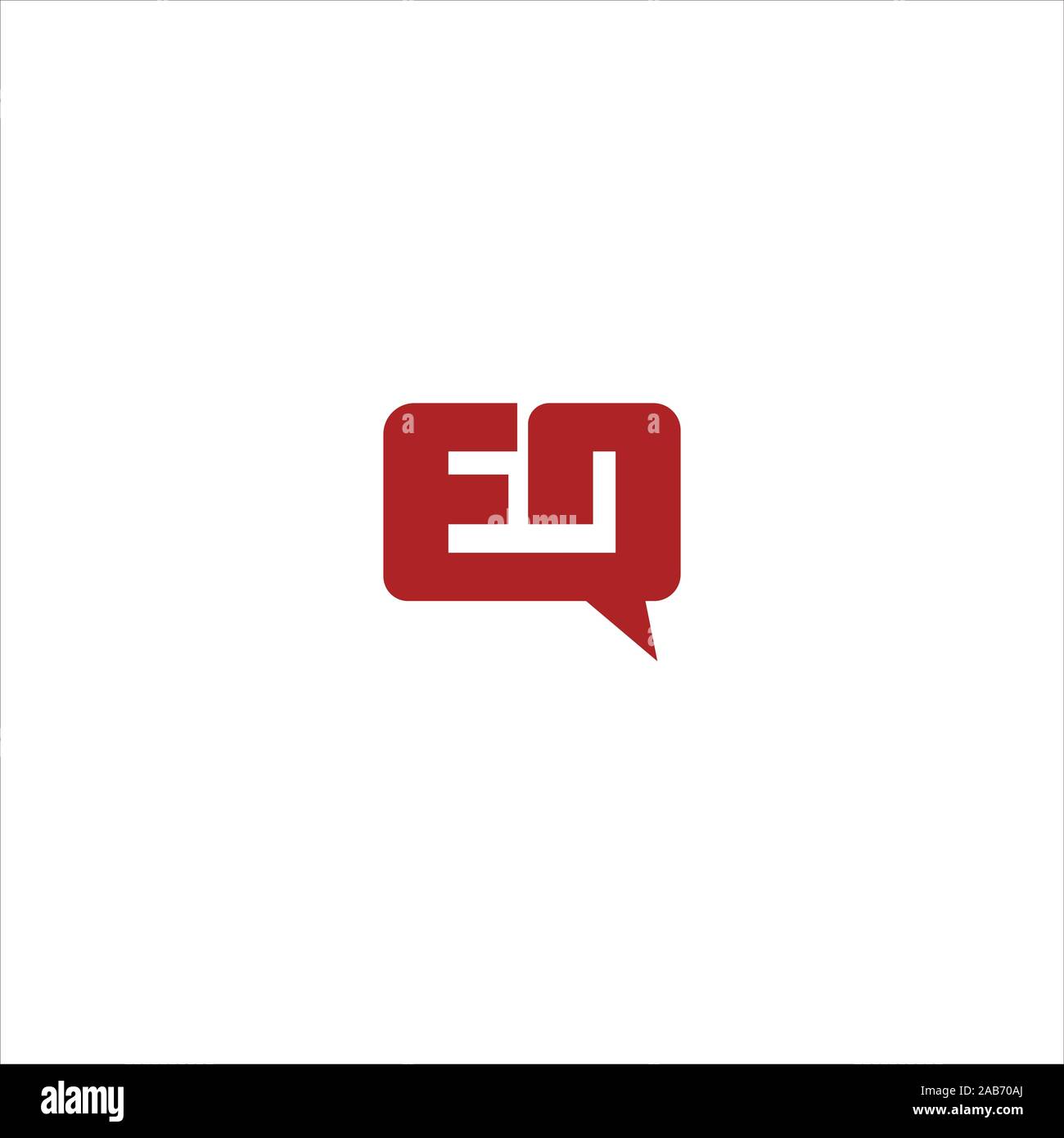 initial letter eq or qe logo vector logo design Stock Vector Image ...