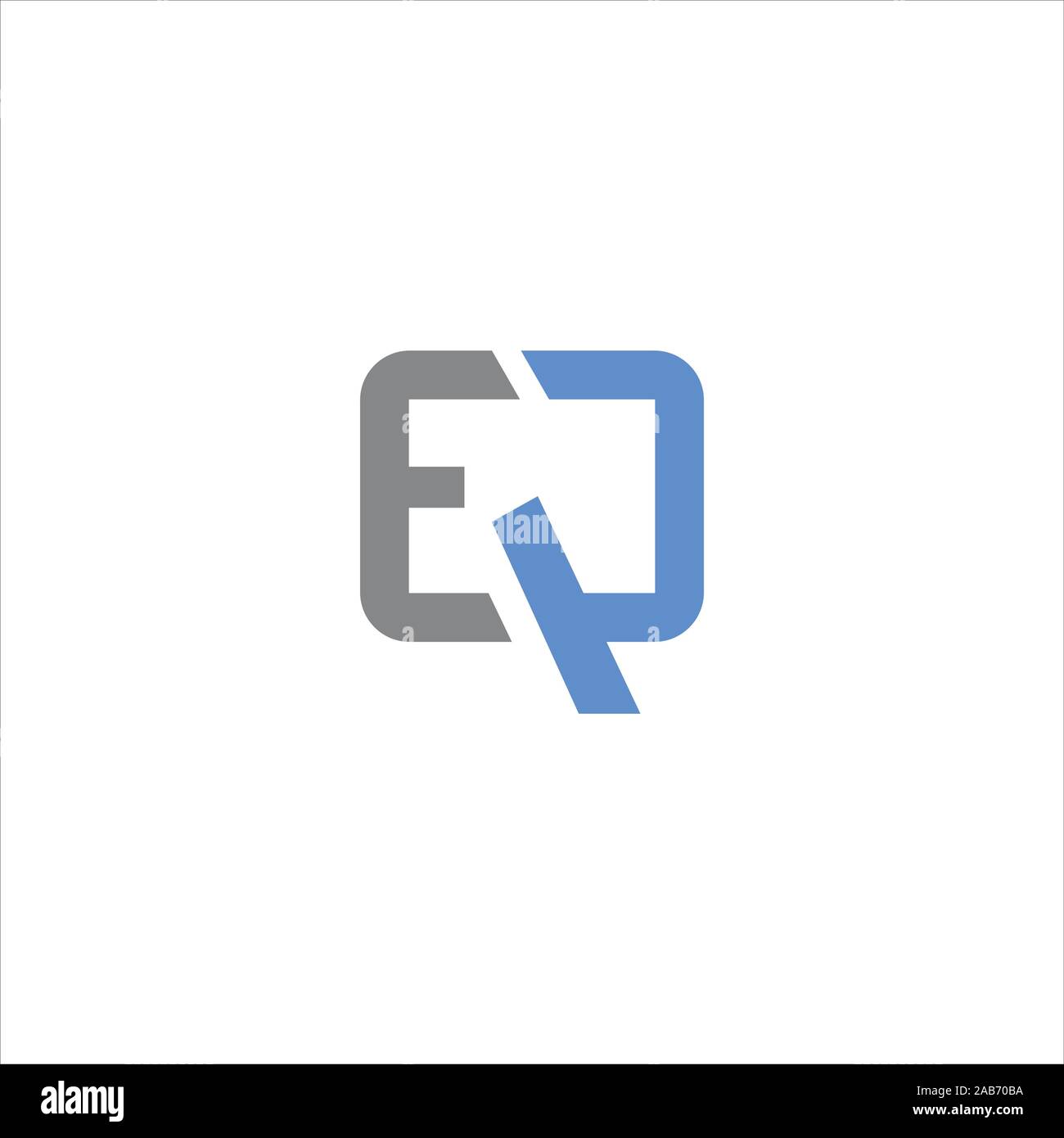 initial letter eq or qe logo vector logo design Stock Vector Image ...