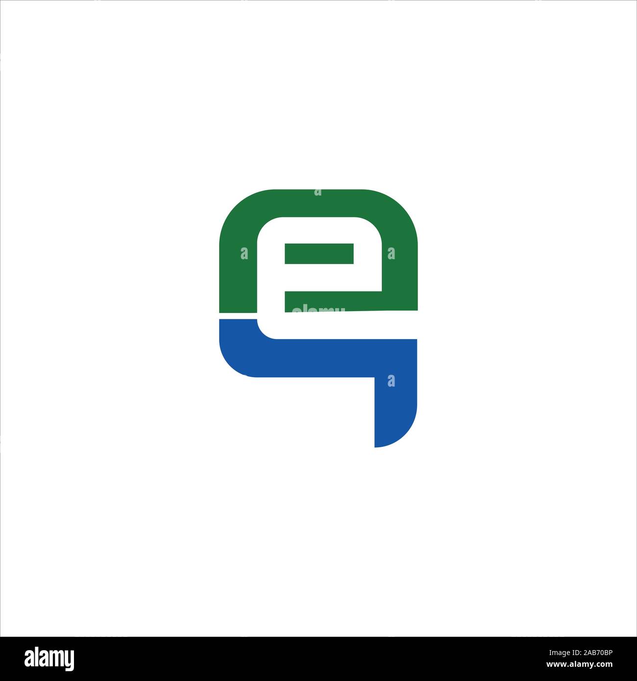 initial letter eq or qe logo vector logo design Stock Vector Image ...