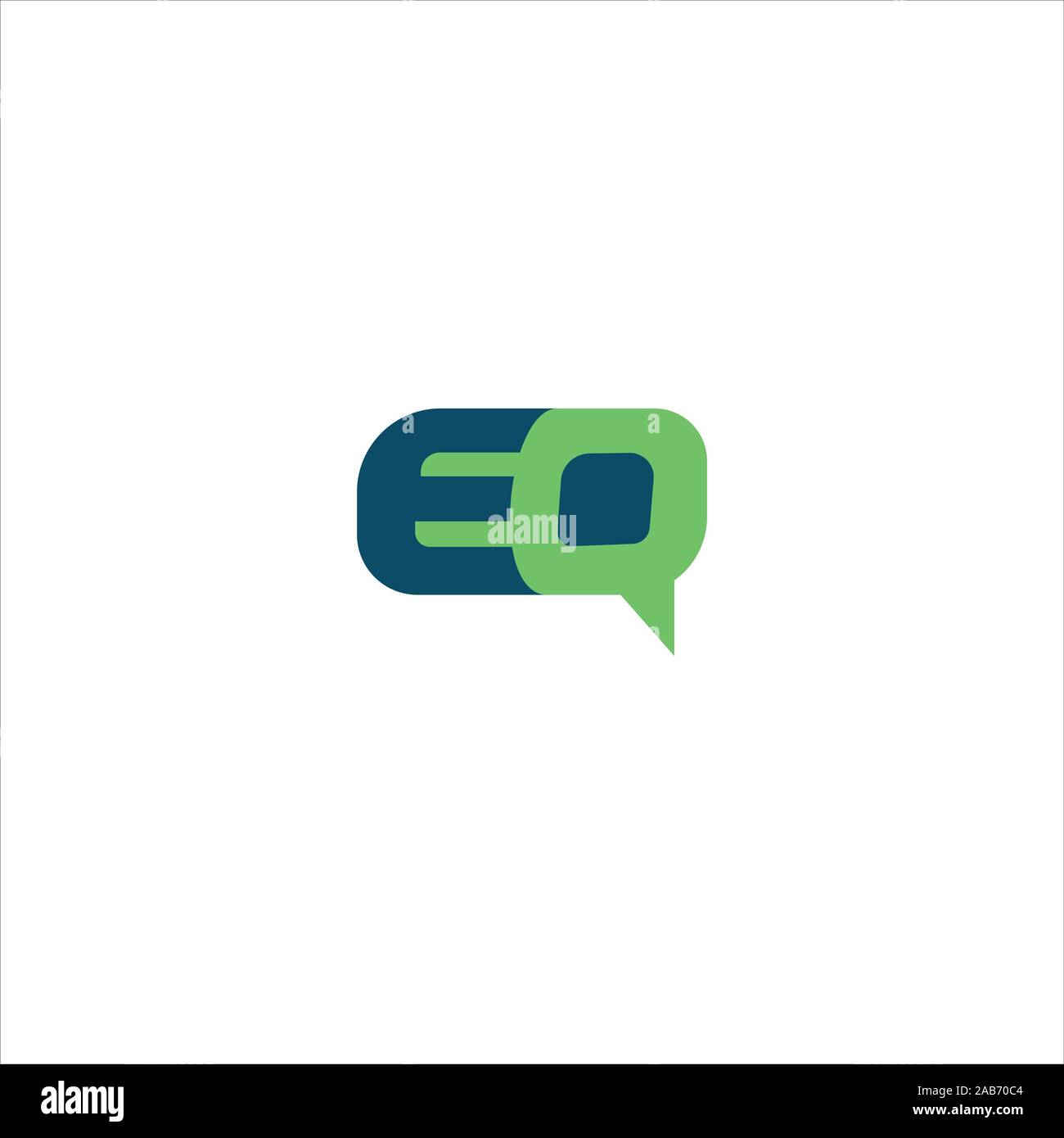 initial letter eq or qe logo vector logo design Stock Vector Image ...