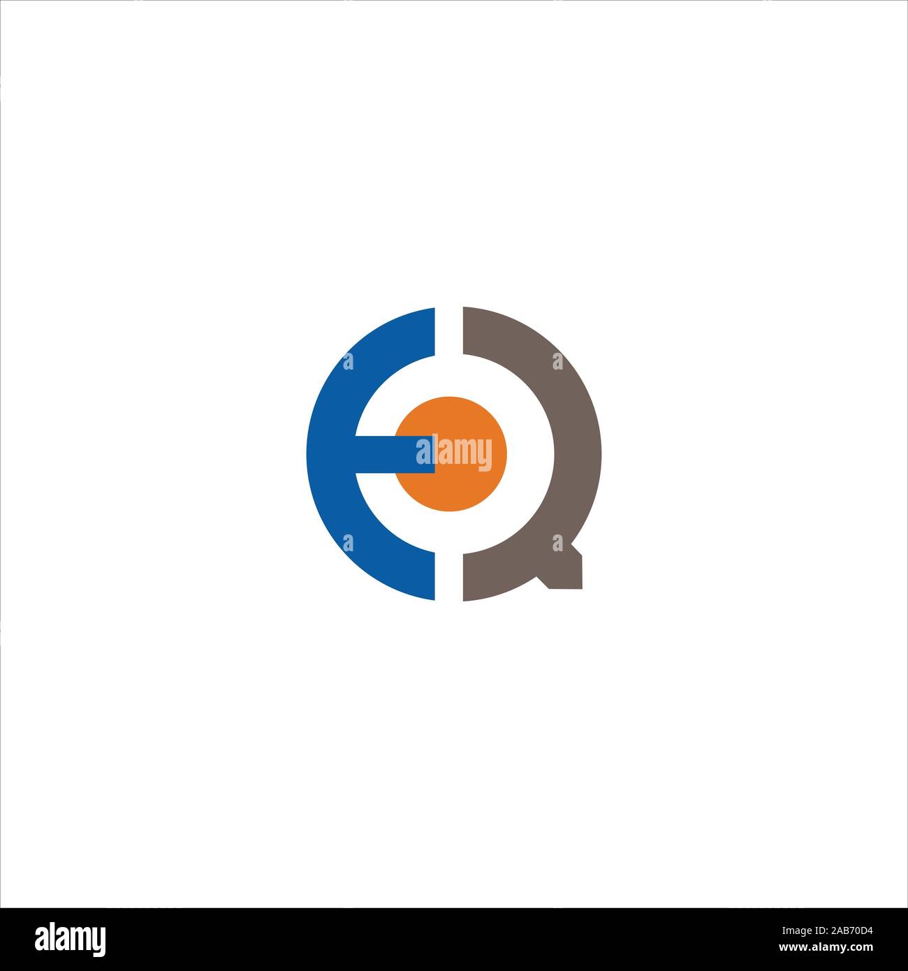 initial letter eq or qe logo vector logo design Stock Vector Image ...