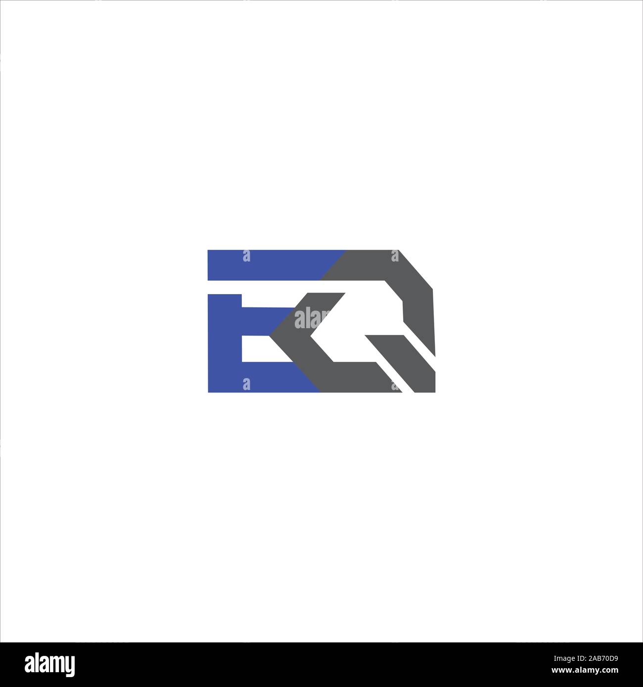 initial letter eq or qe logo vector logo design Stock Vector Image ...