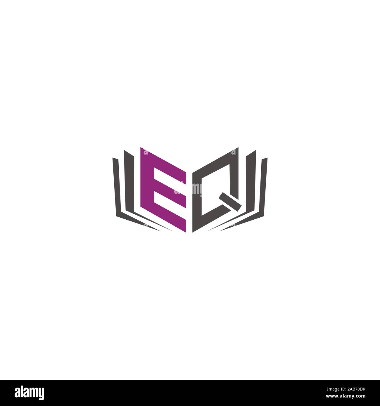 initial letter eq or qe logo vector logo design Stock Vector Image ...