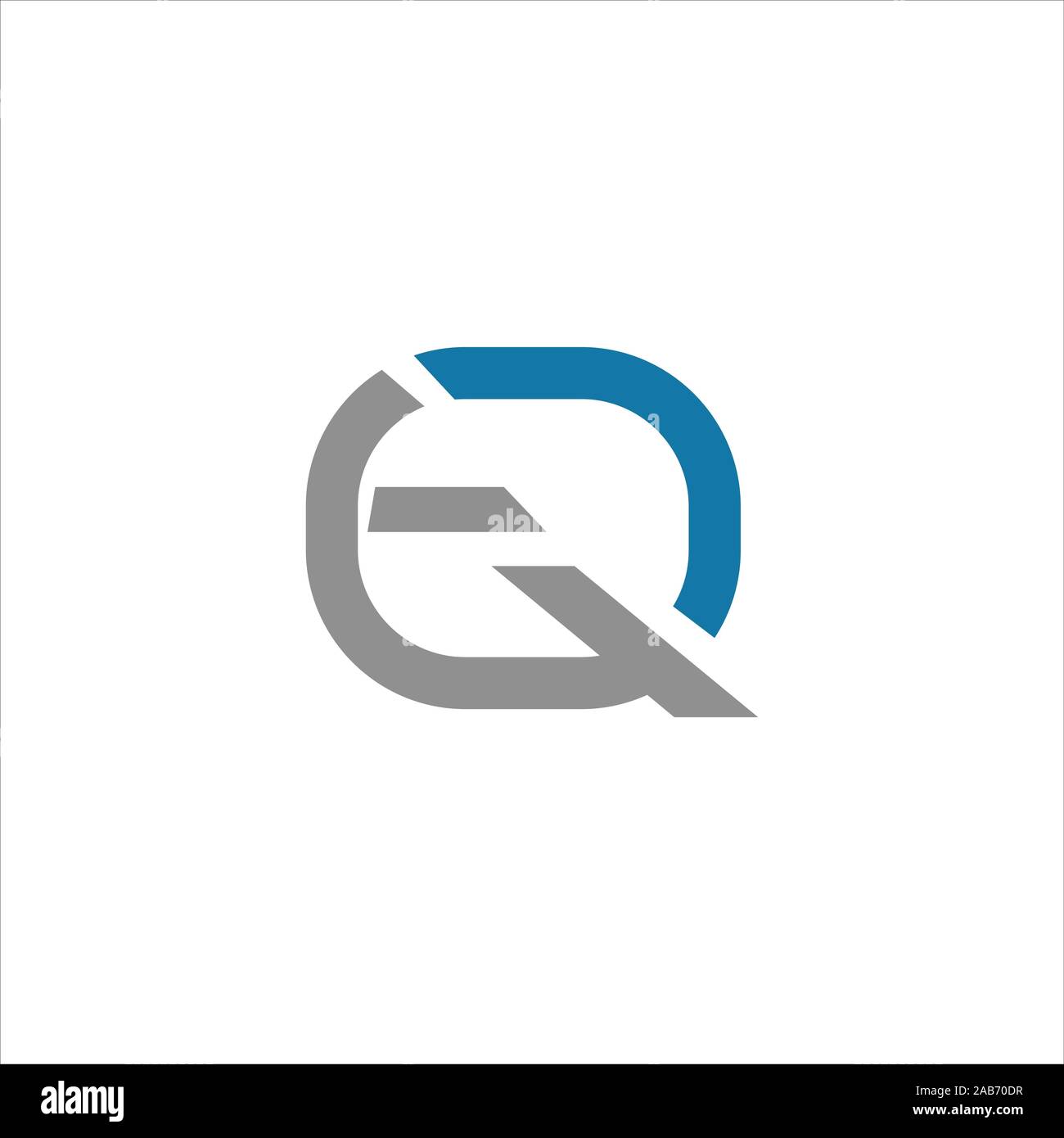 initial letter eq or qe logo vector logo design Stock Vector Image ...