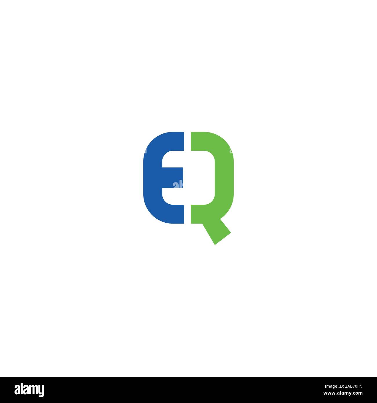 initial letter eq or qe logo vector logo design Stock Vector Image ...