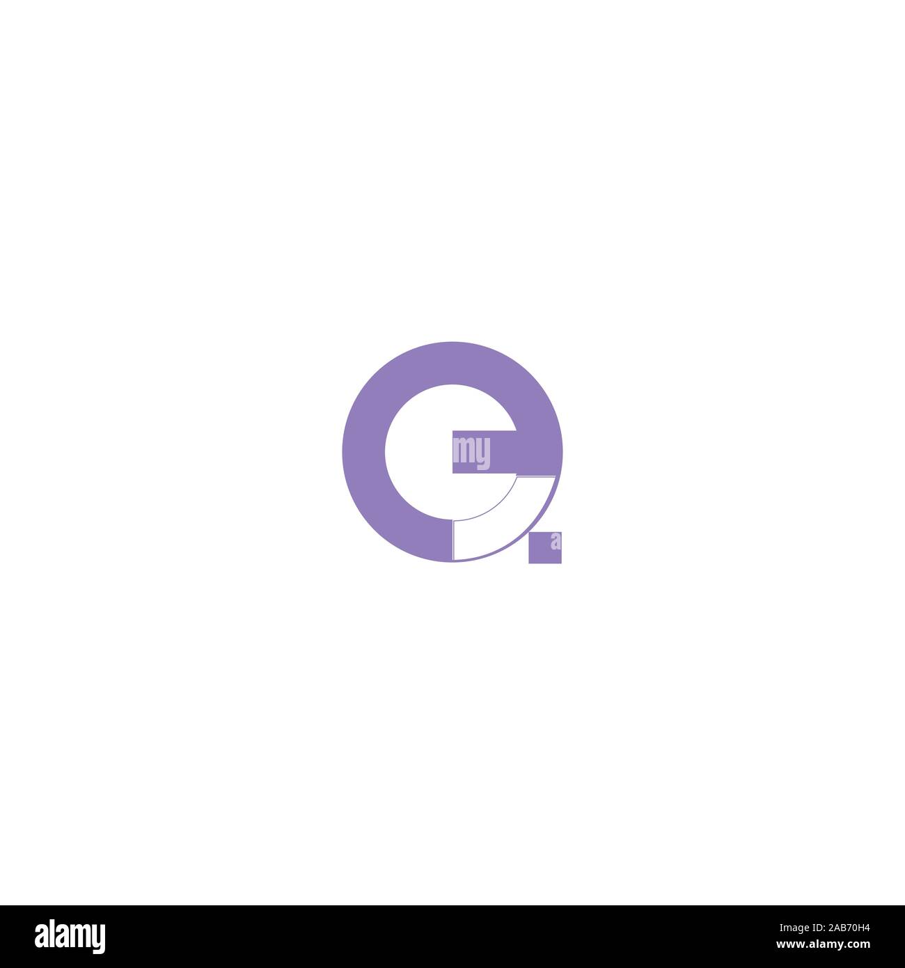 initial letter eq or qe logo vector logo design Stock Vector Image ...