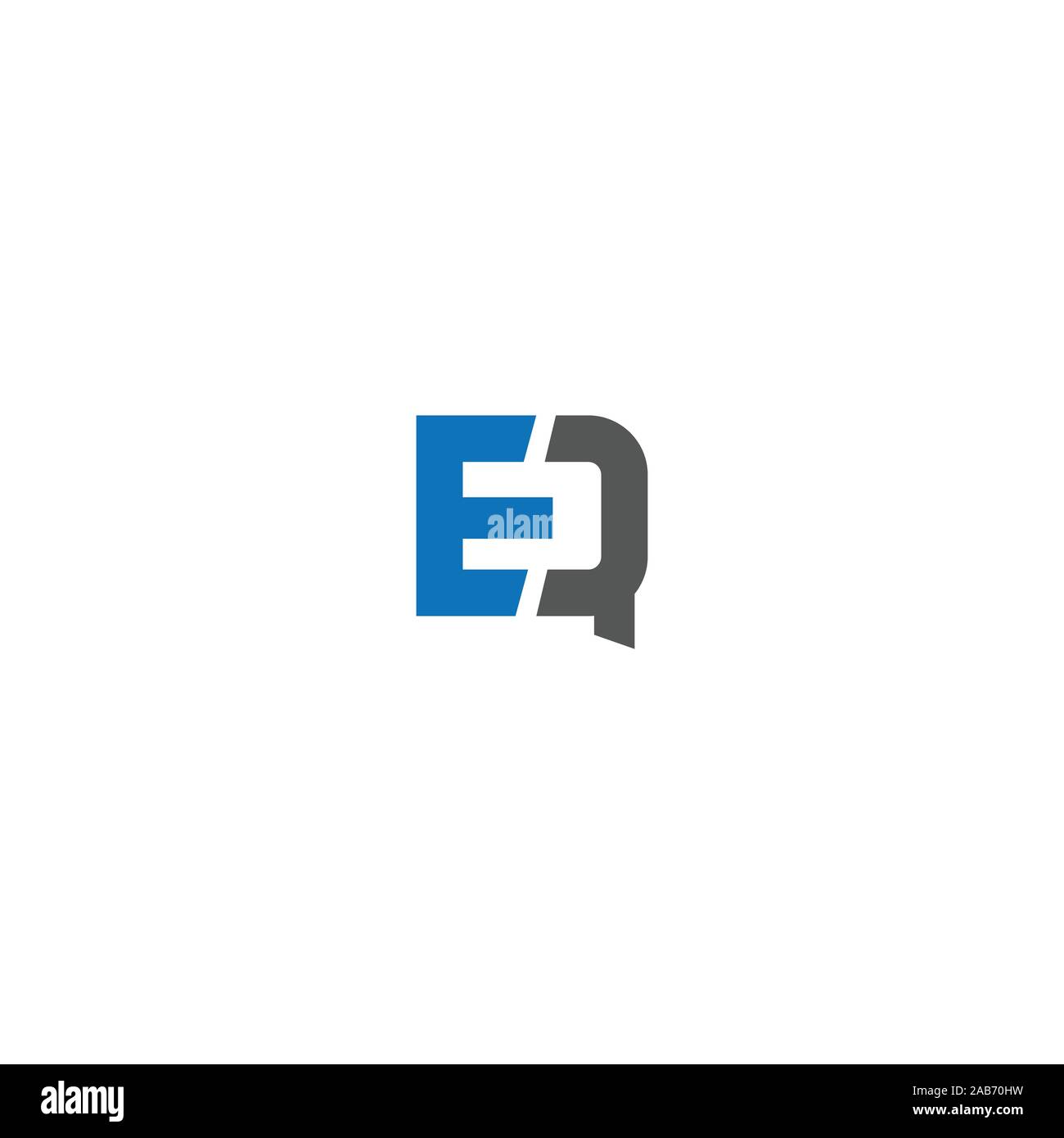 initial letter eq or qe logo vector logo design Stock Vector Image ...