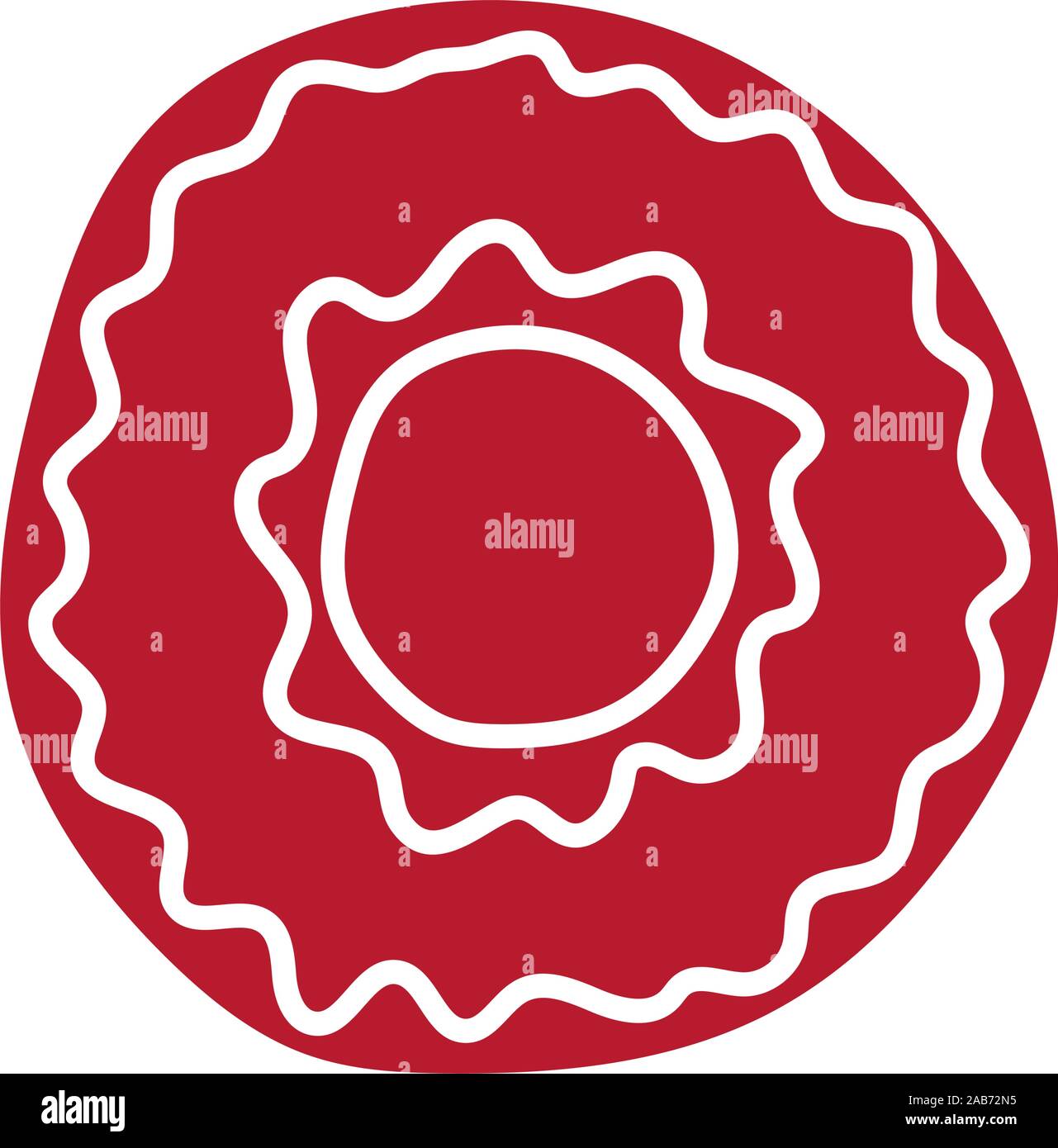 delicious sweet donut bakery icon Stock Vector Image & Art - Alamy