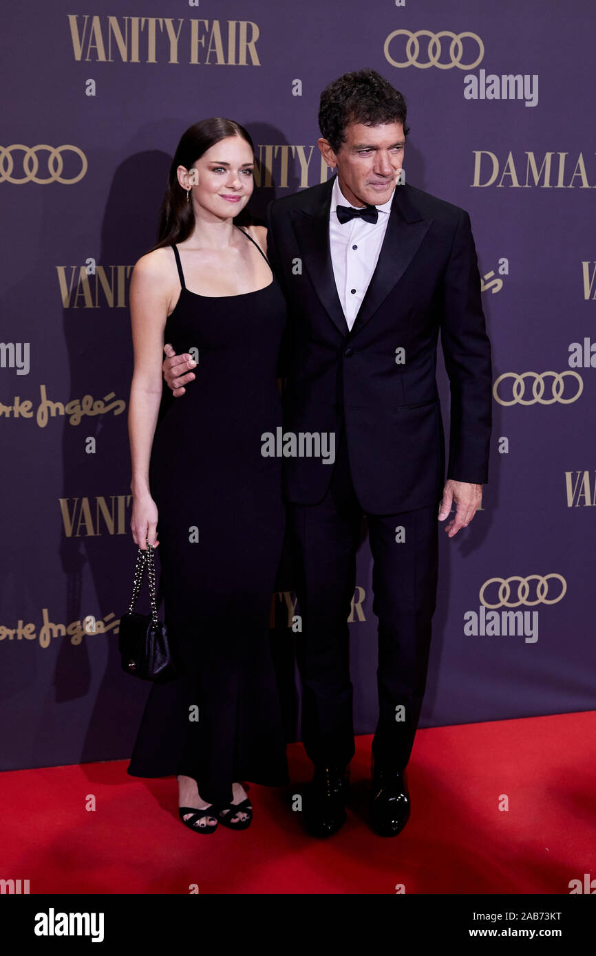 Antonio Banderas and Stella del Carmen Banderas attend the Vanity Fair