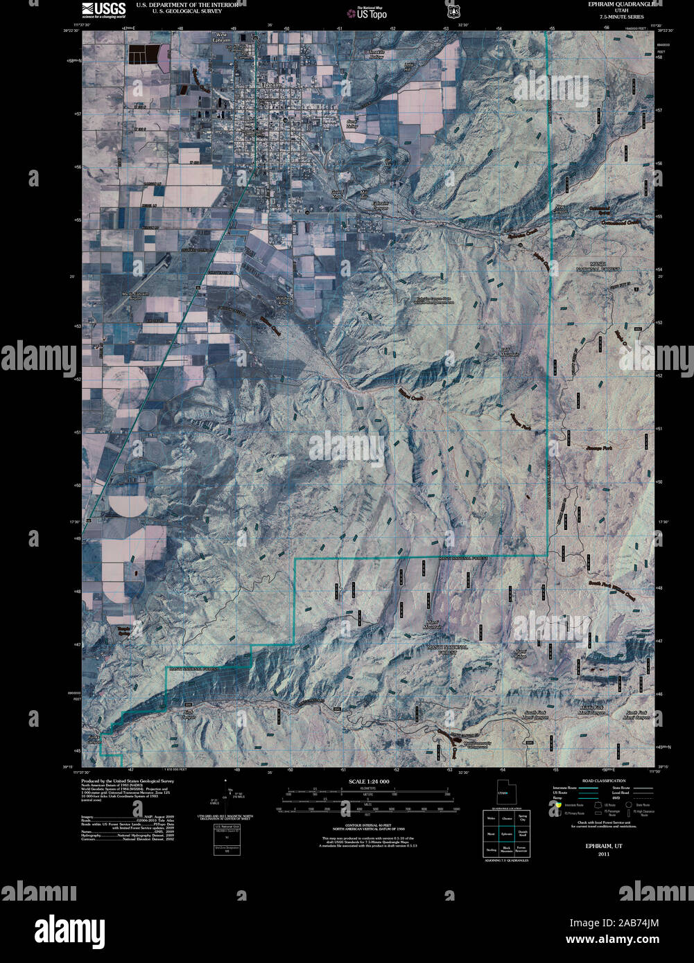 Map of ephraim hires stock photography and images Alamy