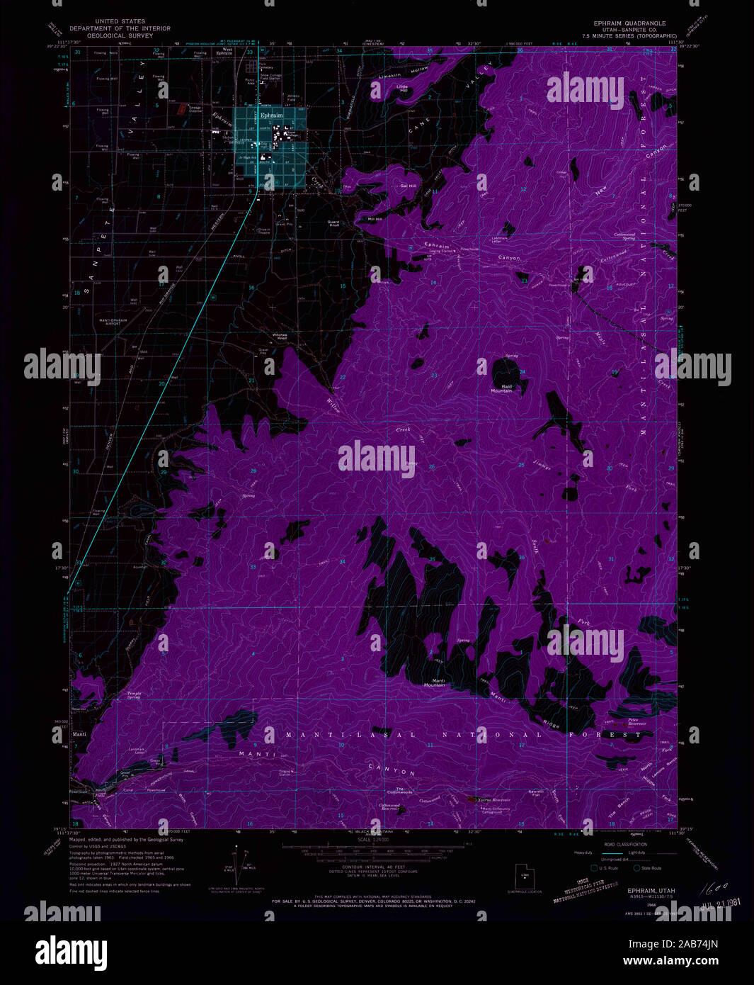 Map of ephraim hires stock photography and images Alamy