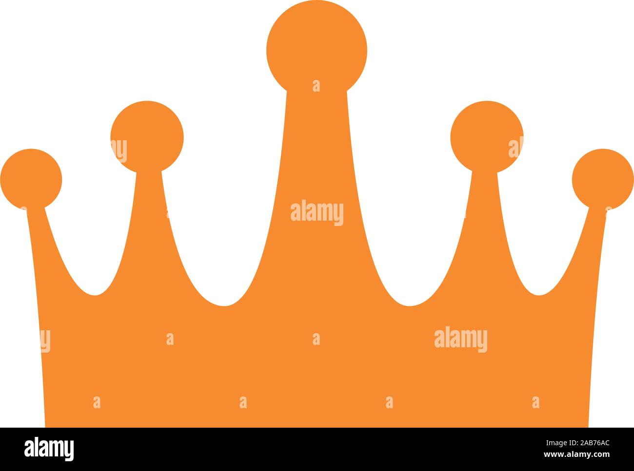 medieval queen crown flat style icon vector illustration design Stock ...