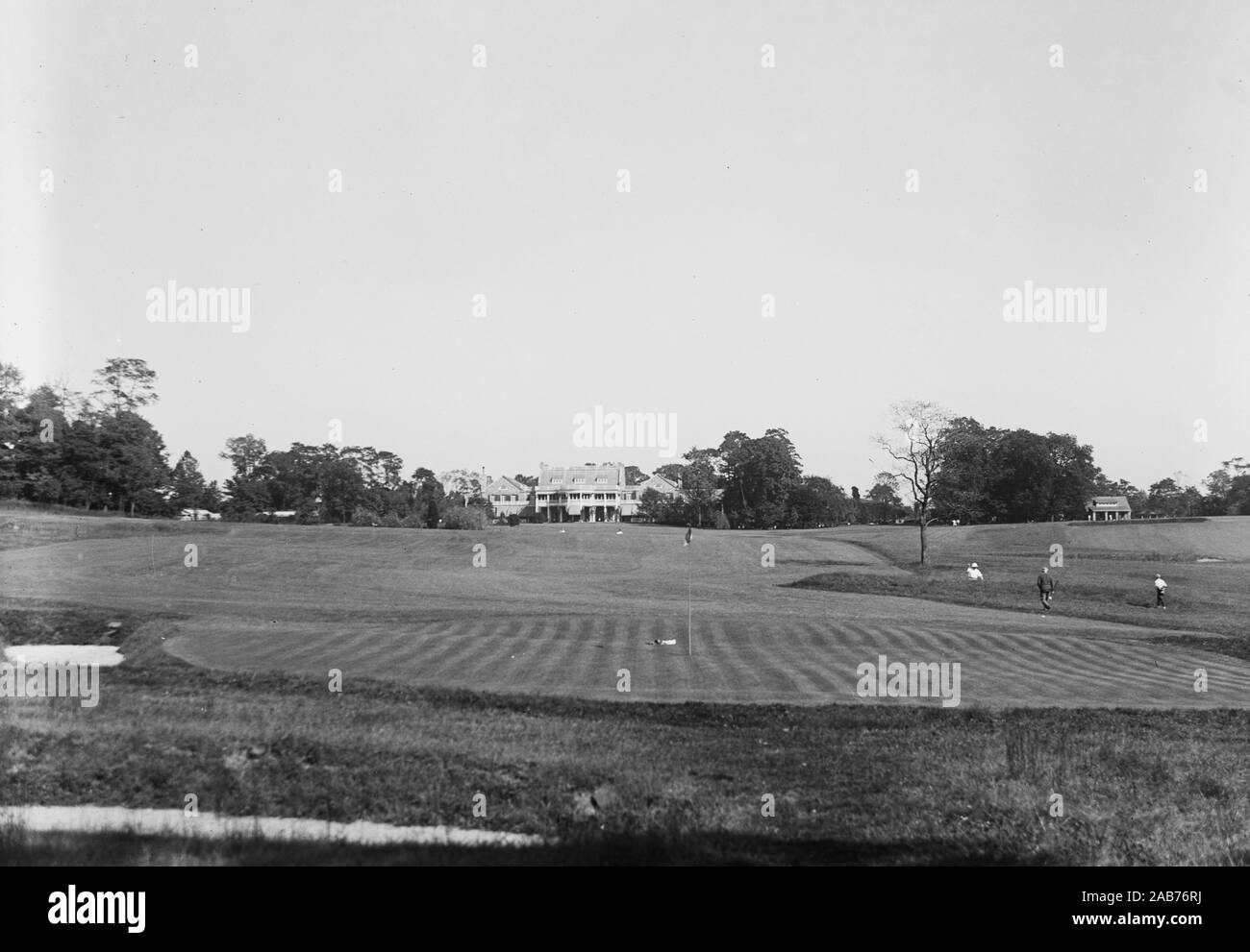 Vintage Golf - Golf, Chevy Chase Club, Chevy Chase, Maryland ca. 1915-1923 Stock Photo