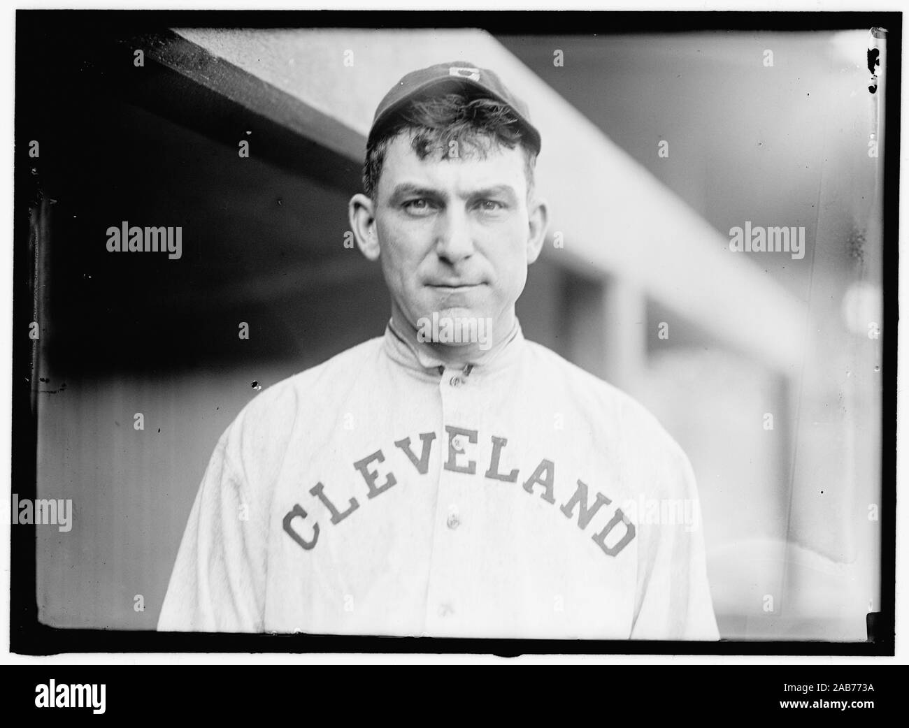 Vintage 1910s Baseball Players - Nap Lajoie, Cleveland AL ca. 1913 Stock Photo