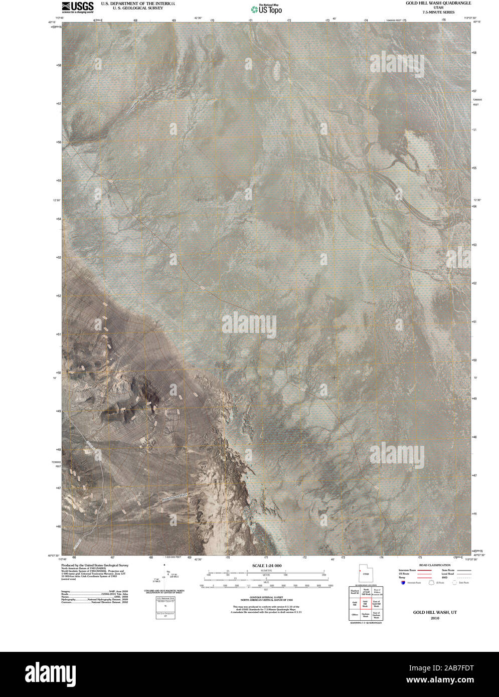 Map of gold hill Cut Out Stock Images & Pictures Alamy