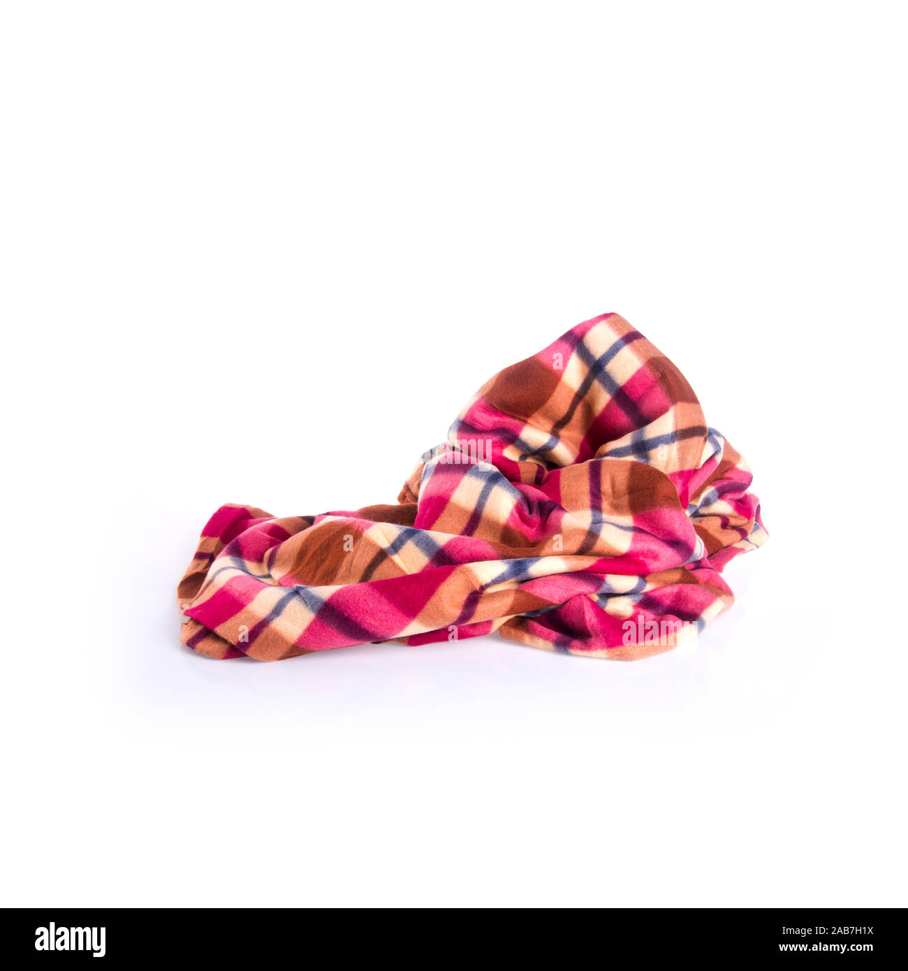 blanket or soft warm blanket on background Stock Photo