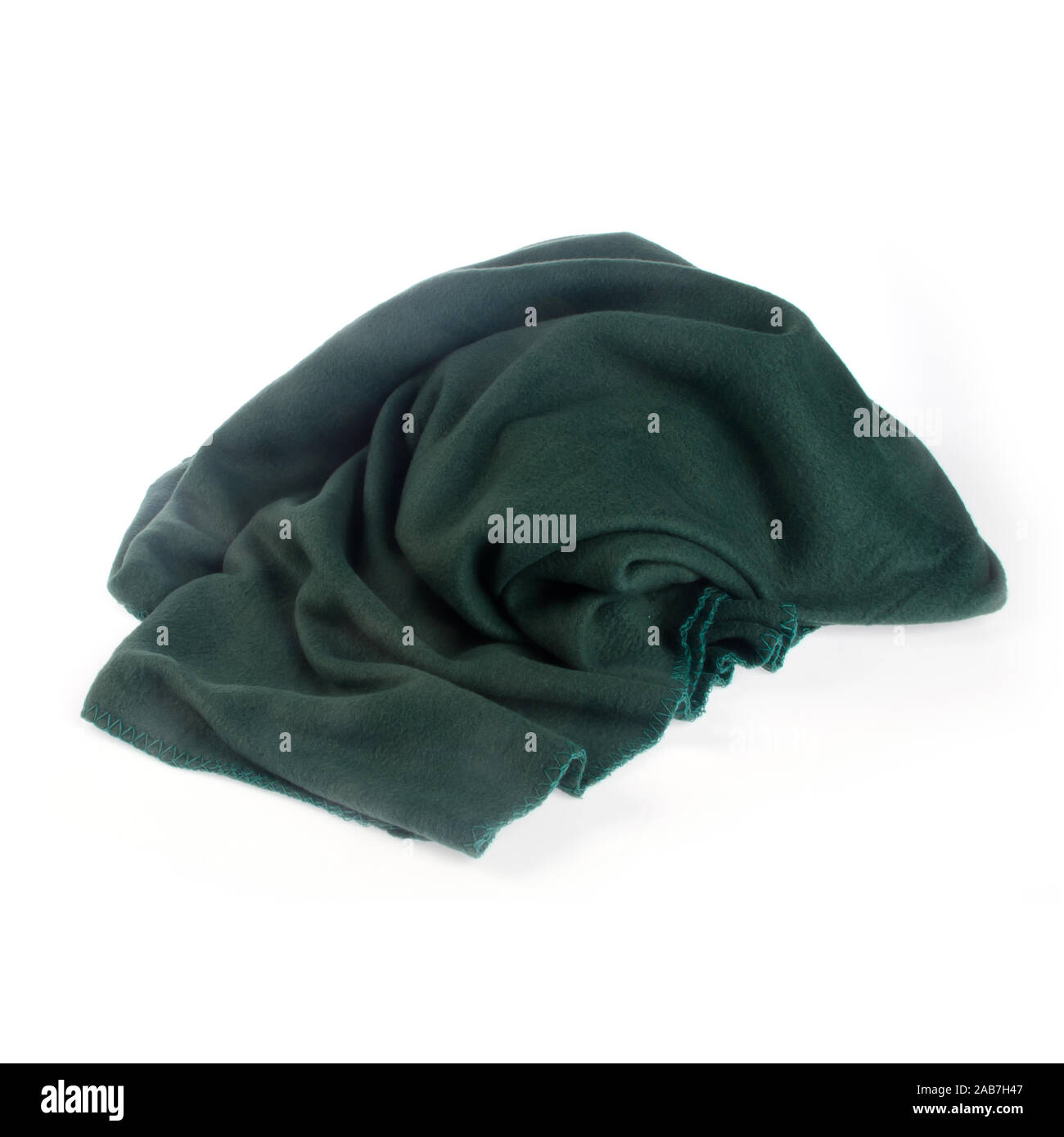 blanket or soft warm blanket on background Stock Photo