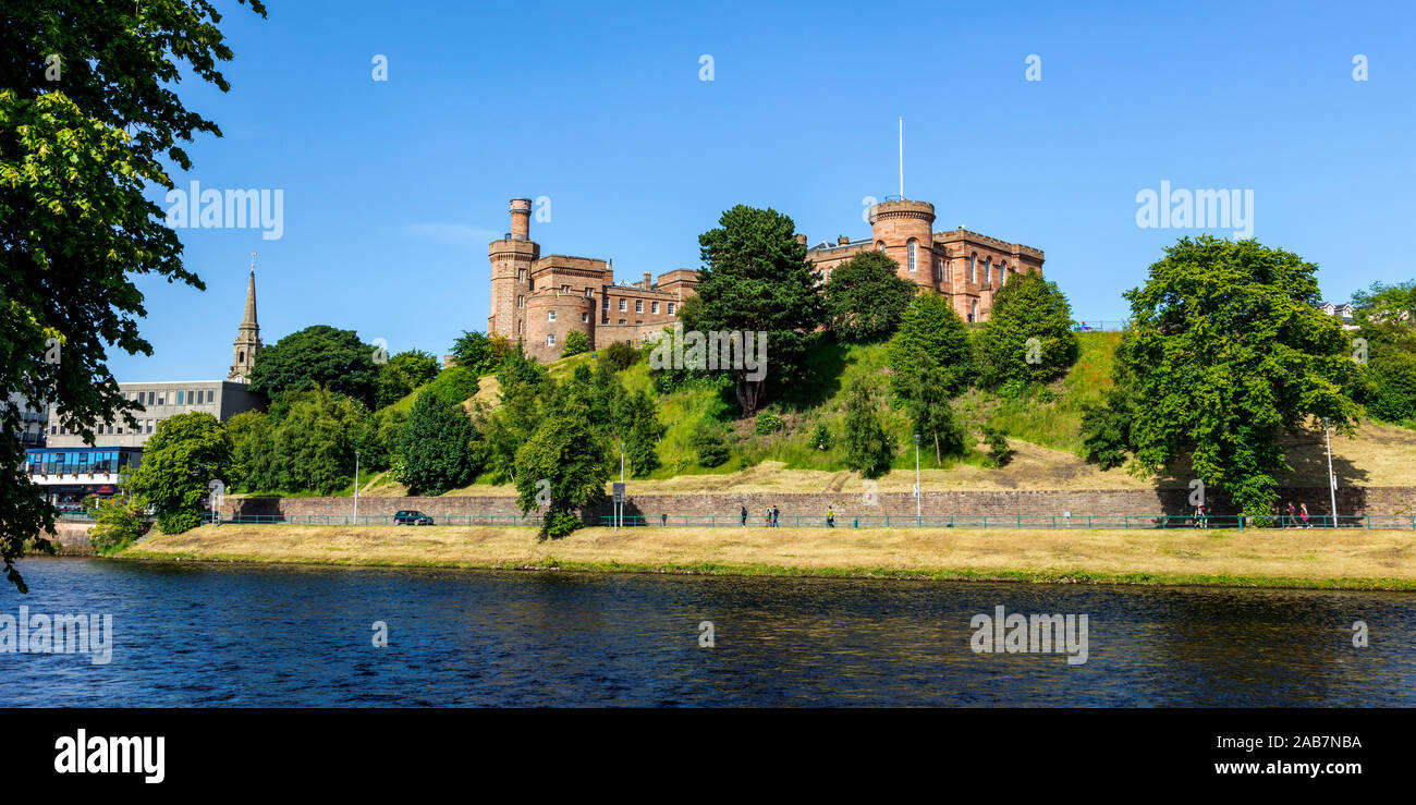 Inverness Castle, Scotland, United Kingdom Stock Photo