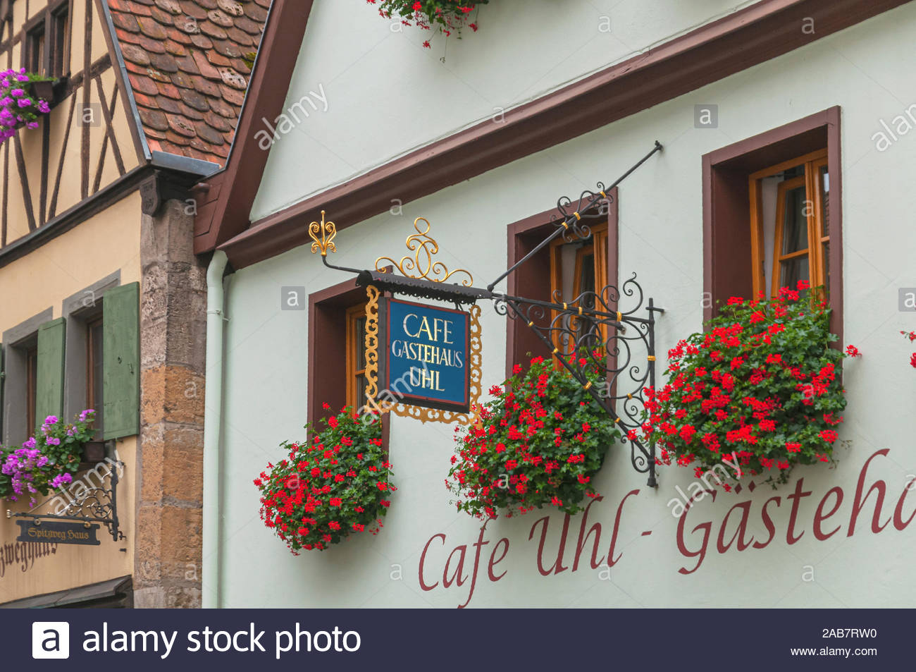 Rothenburg Ob Der Tauber Germany October 5 2019 Typical