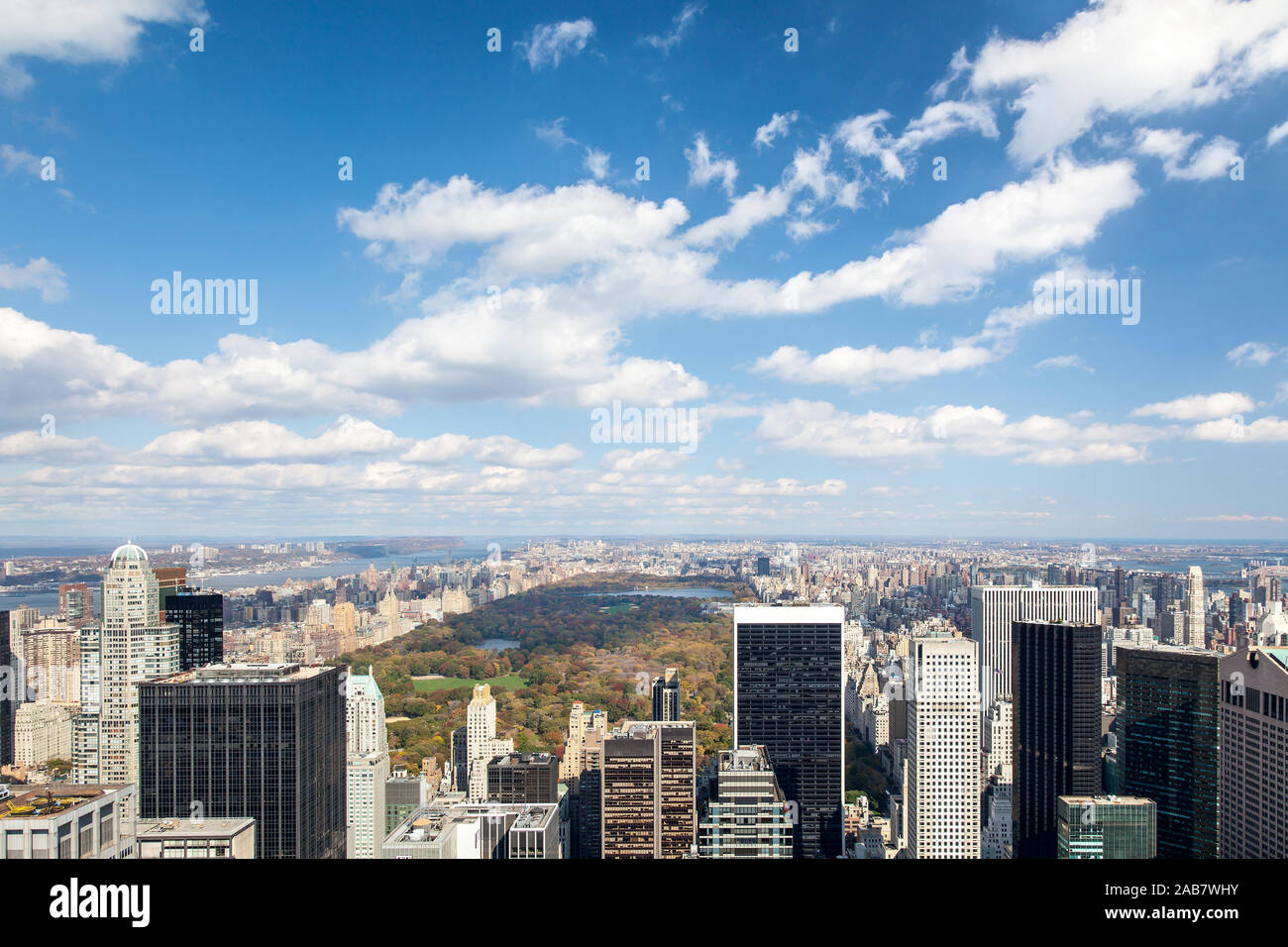Ein Blick auf die Stadt New York in Amerika Stock Photo