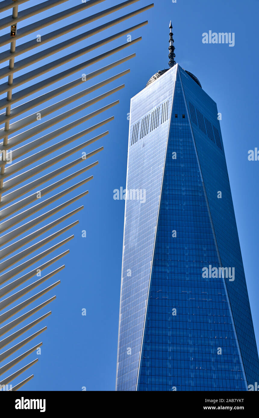 One World Trade Center in New York City, New York, North America Stock Photo