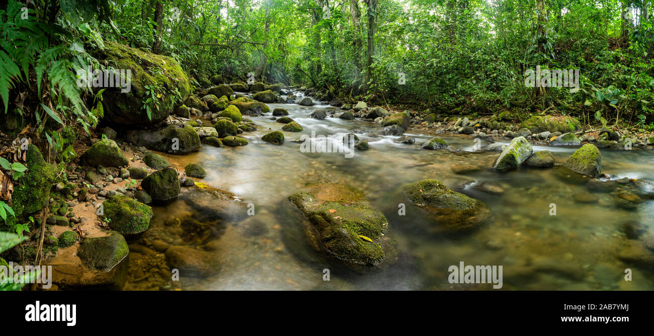 Burio River (Rio Burio), La Fortuna, Arenal, Alajuela Province, Costa Rica, Central America Stock Photo