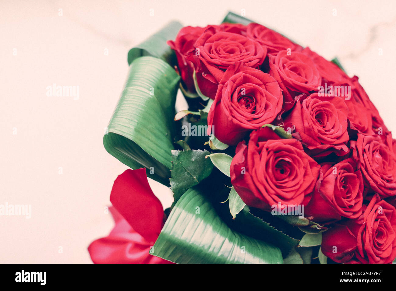 Gift for her, romantic relationship and floral design concept - Luxury  bouquet of red roses, beautiful flowers as holiday love present on  Valentines D Stock Photo - Alamy