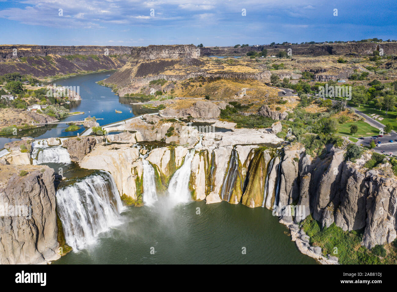 Shoshone Falls cascades, Twin Falls, Idaho, North America Stock Photo