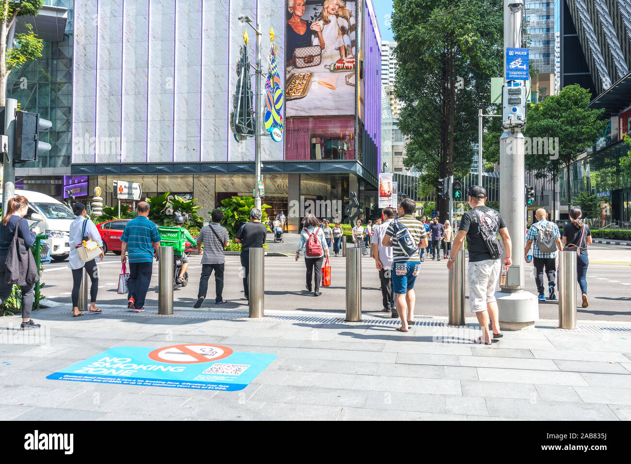 South East Asia Singapore November 22 2019 Street View Of Orchard Road Singapore On A Hot Sunny Morning Stock Photo Alamy