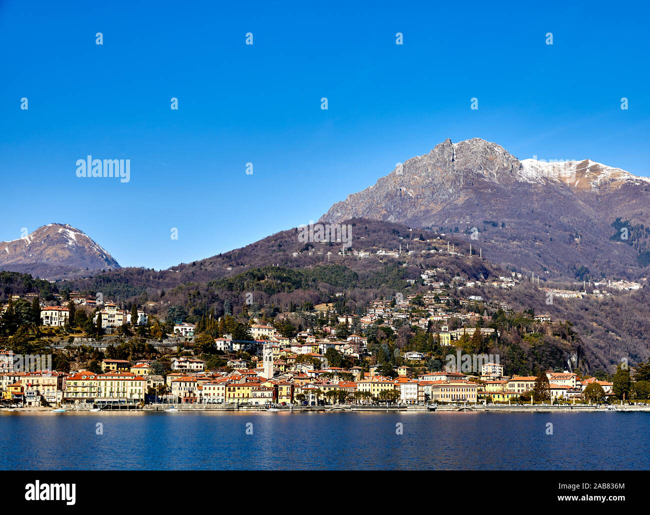 Menaggio on the western shore of Lake Como, Lombardy, Italian Lakes, Italy, Europe Stock Photo