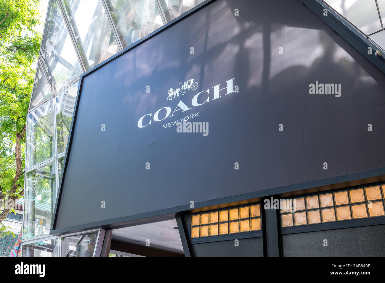 Coach store in Orchard Road, Singapore. Coach is an American luxury