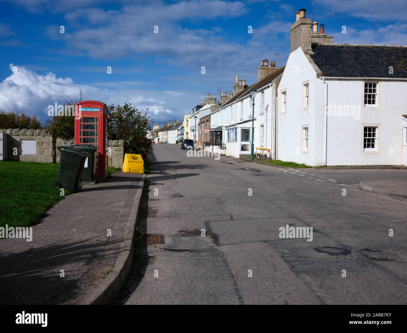 View along Main Street towards the Oyster Catcher, Post Office and the