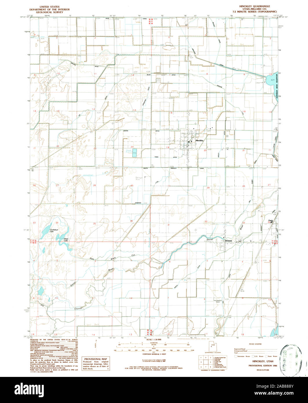 Map of hinckley hires stock photography and images Alamy